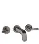 AXOR-HG-AXOR-Citterio-3-Loch-Waschtischarmatur-Unterputz-fuer-Wandmontage-mit-Auslauf-162-mm-Hebelgriffen-und-Rosetten-Polished-Black-Chrome-39315330 gallery number 1